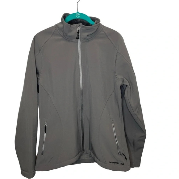 Merrell Gray Women’s Jacket Coat Medium Aero block JWF10070 - Picture 1 of 8